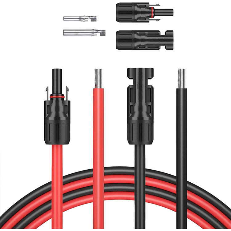 Fio do painel solar de 5 pés 10AWG (6 mm2)