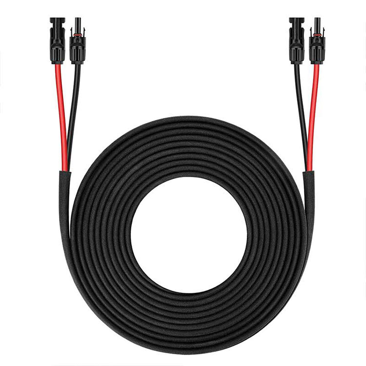 Ligação em ponte solar 25Ft do condutor duplo plug and play 10AWG